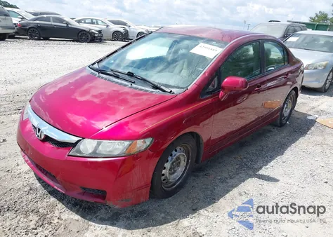 2010 Honda Civic Lx из США, поврежденный, VIN 2HGFA1F55AH569652